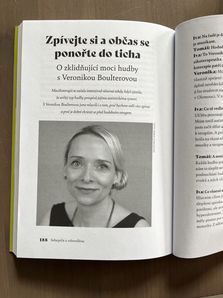 Rozhovor v knize „Velké starosti malých lidí“