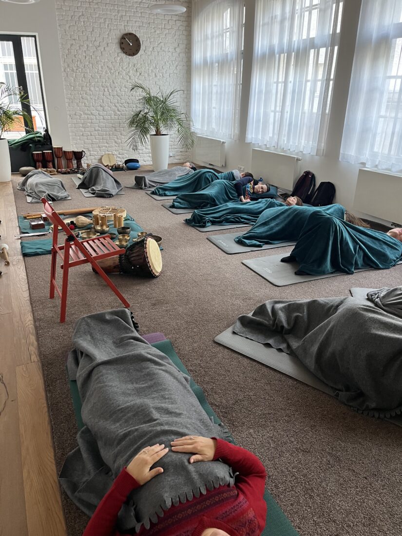 Muzikoterapeutická relaxace pro „Péče bez překážek, z. s.“