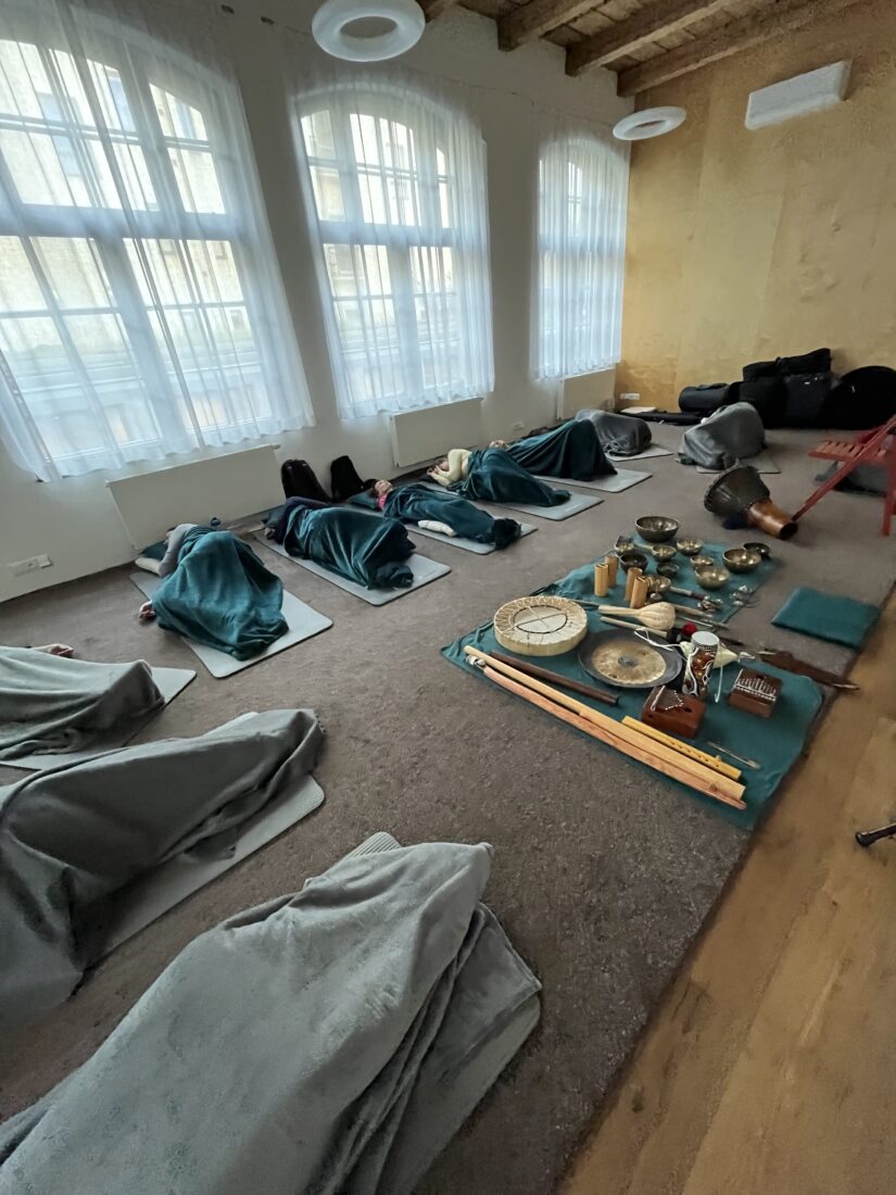 Muzikoterapeutická relaxace pro „Péče bez překážek, z. s.“